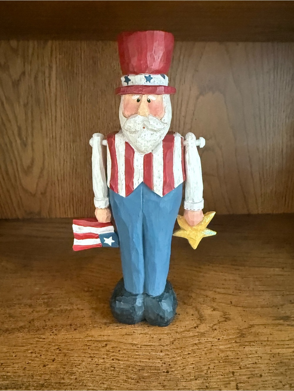 Eddie Walker Midwest Cannon of the Falls Retired Patriotic Uncle Sam